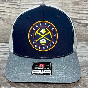 Denver Nuggets 3D Snapback Trucker Hat- Navy/ White/ Grey